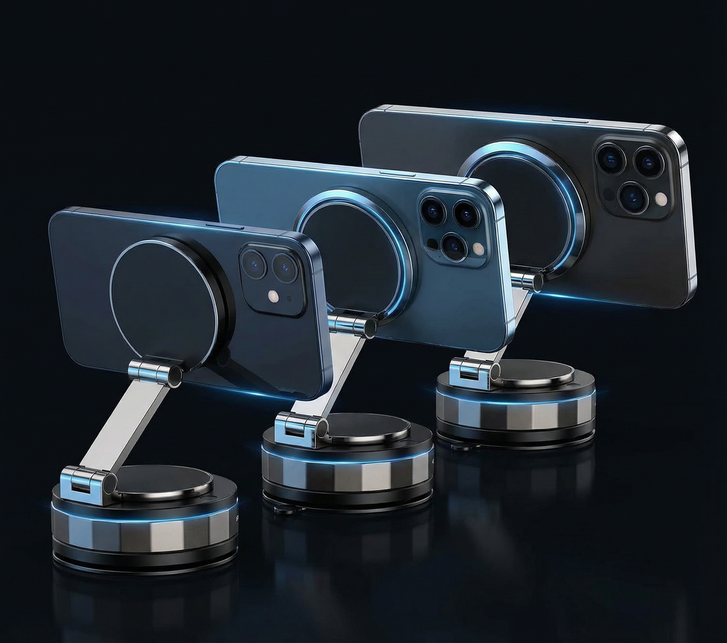 LUNEXXA™ Premium Handyhalterung (Vakuum + Magnet)